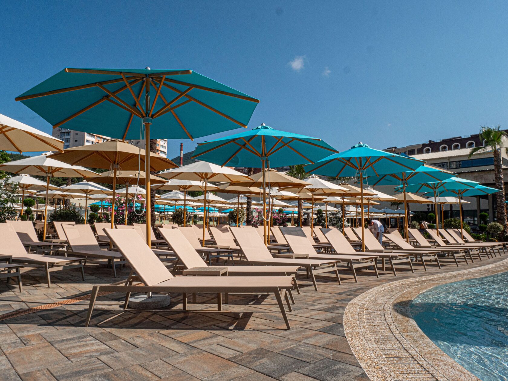 Зона лежаков